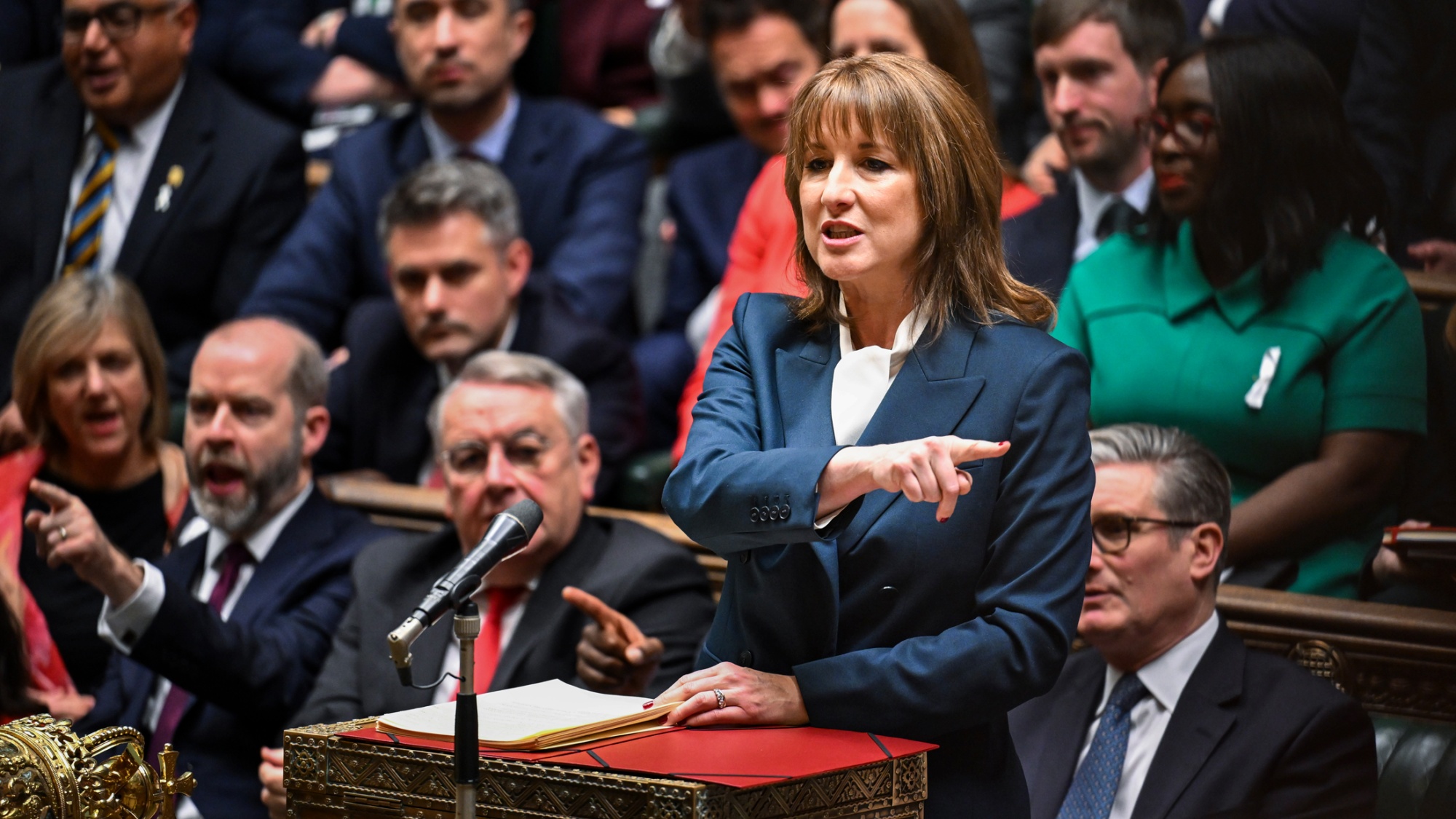 Rachel Reeves presents her budget in Parliament on Nov. 26.