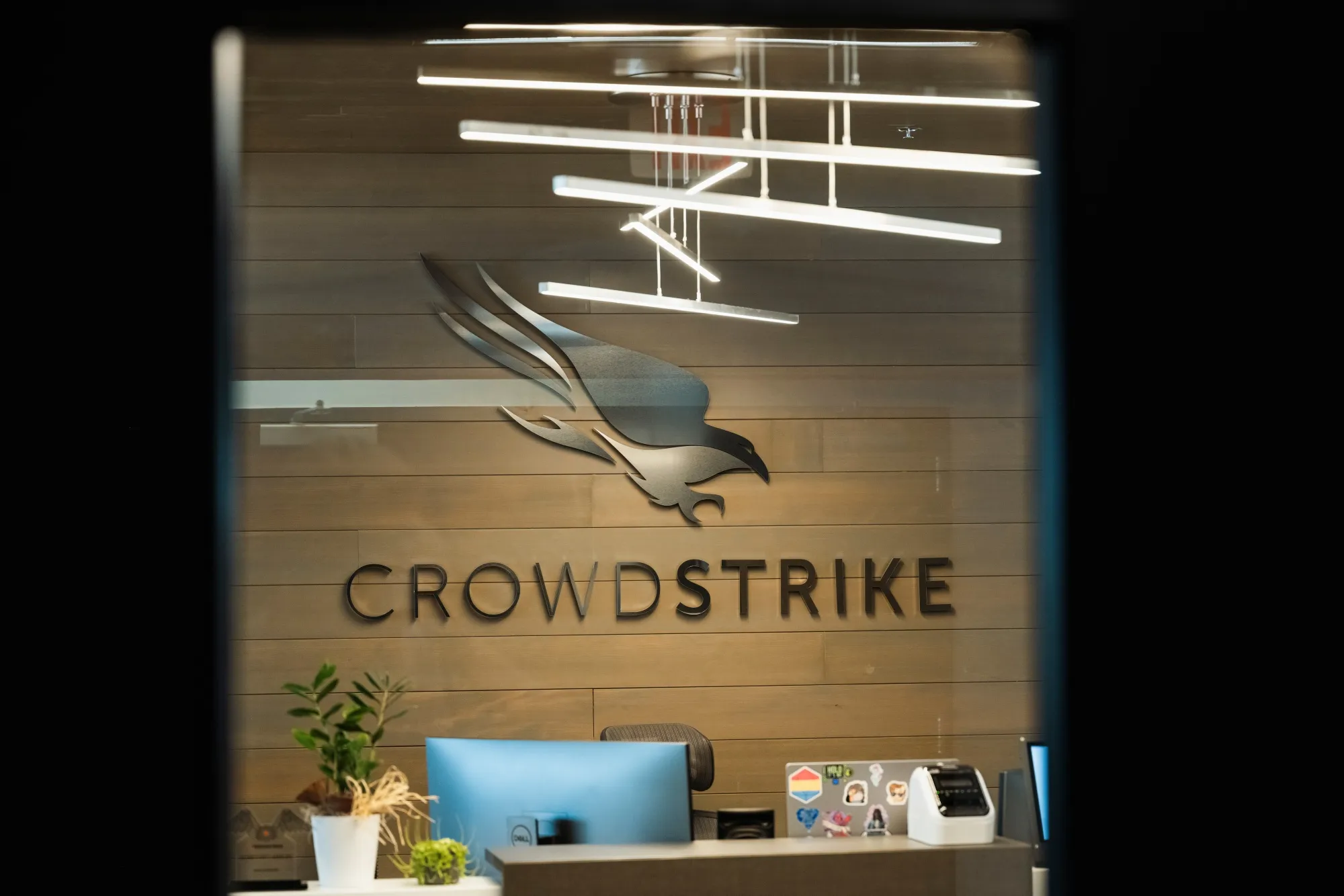The CrowdStrike offices in Austin, Texas, US, on Friday, July 19, 2024.&nbsp;