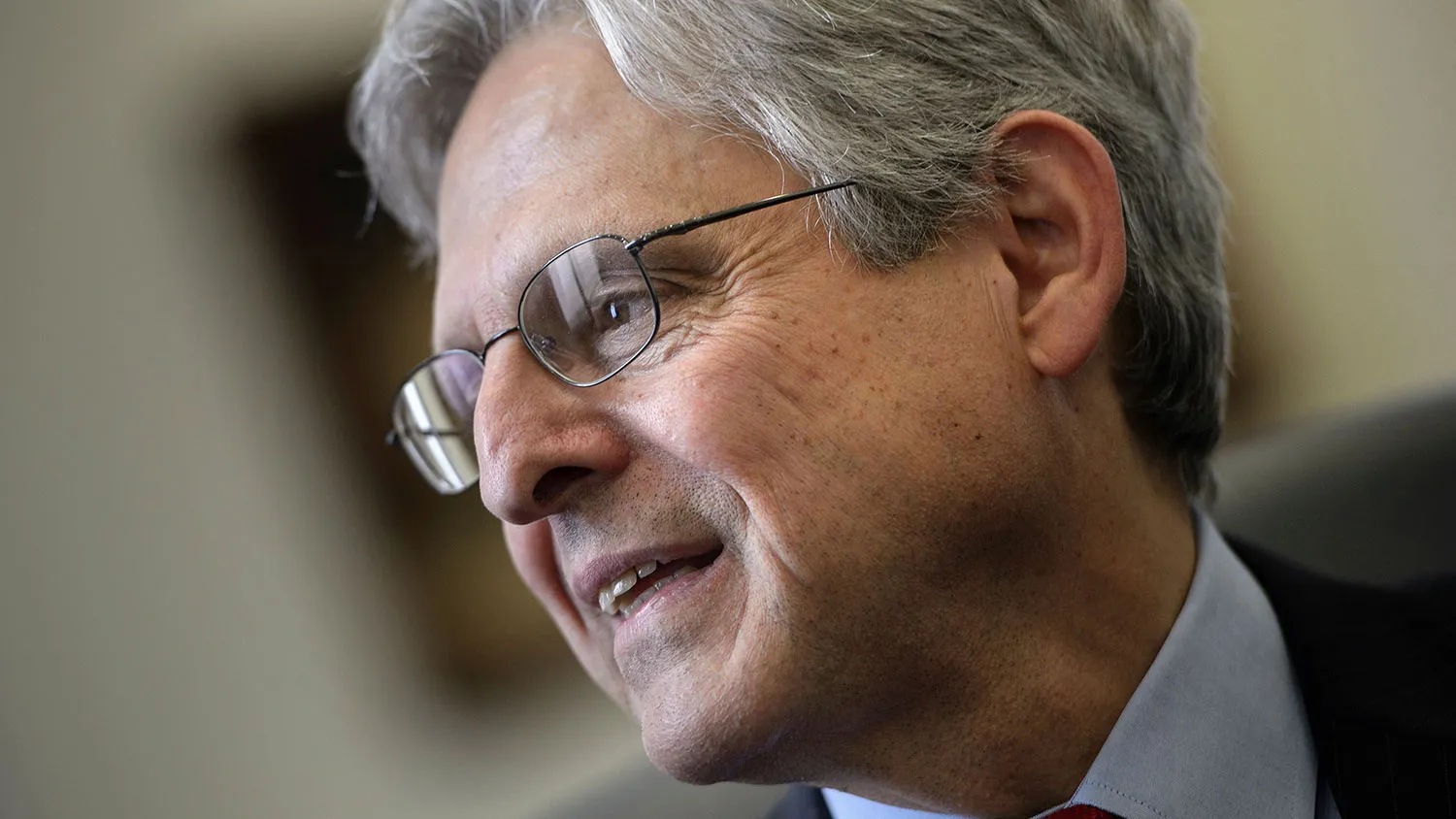 U.S. Supreme Court nominee Judge Merrick Garland waits for a meeting with Senator Brian Schatz on Capitol Hill on May 10, 2016, in Washington.
