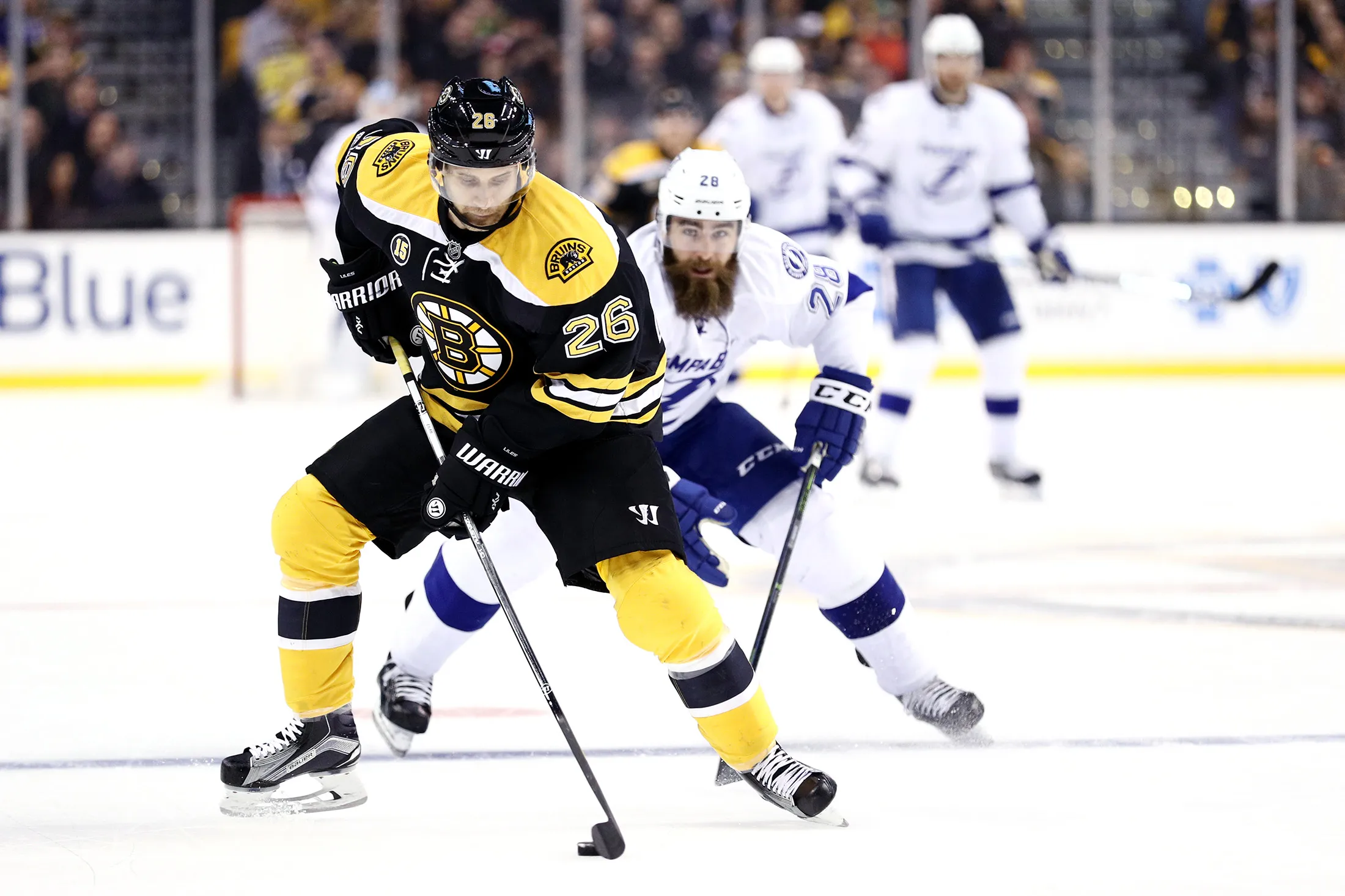 John-Michael Liles of the Boston Bruins