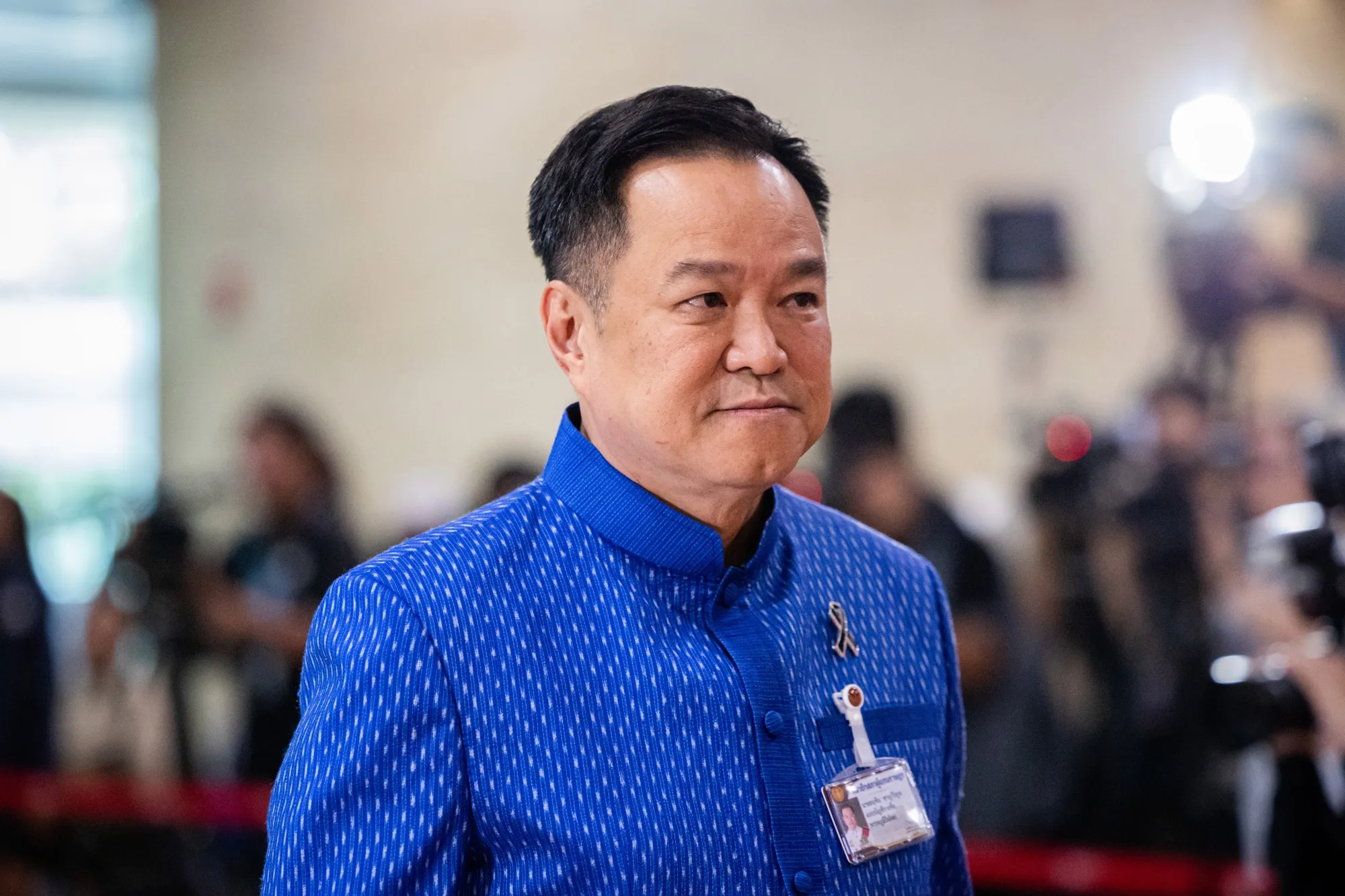 Anutin Charnvirakul in Bangkok on March 19.