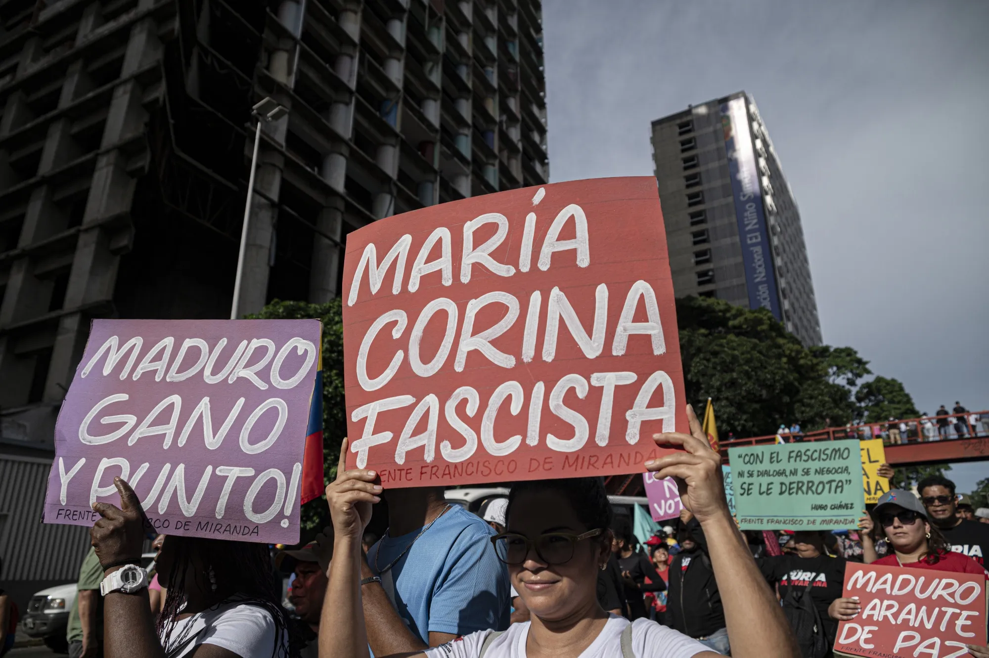 President Maduro Rallies Supporters In The Country's Capital