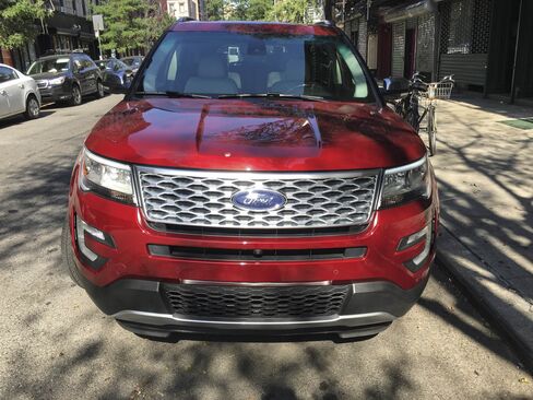 The Ford Explorer Platinum Edition comes with a 365-hp V6 engine and four-wheel-drive.