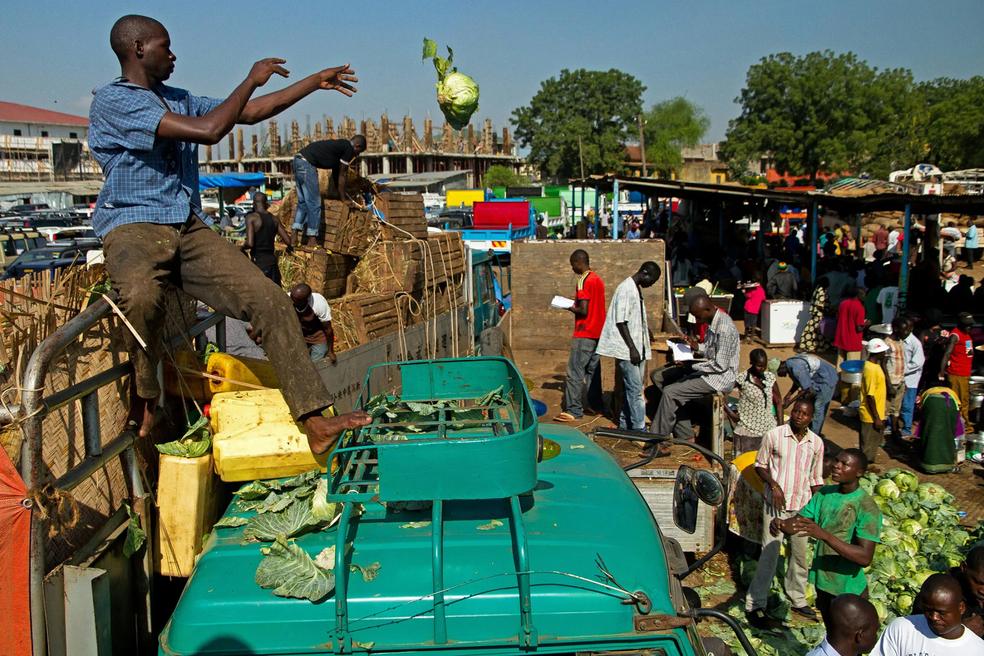A market in Juba, South Sudan.
