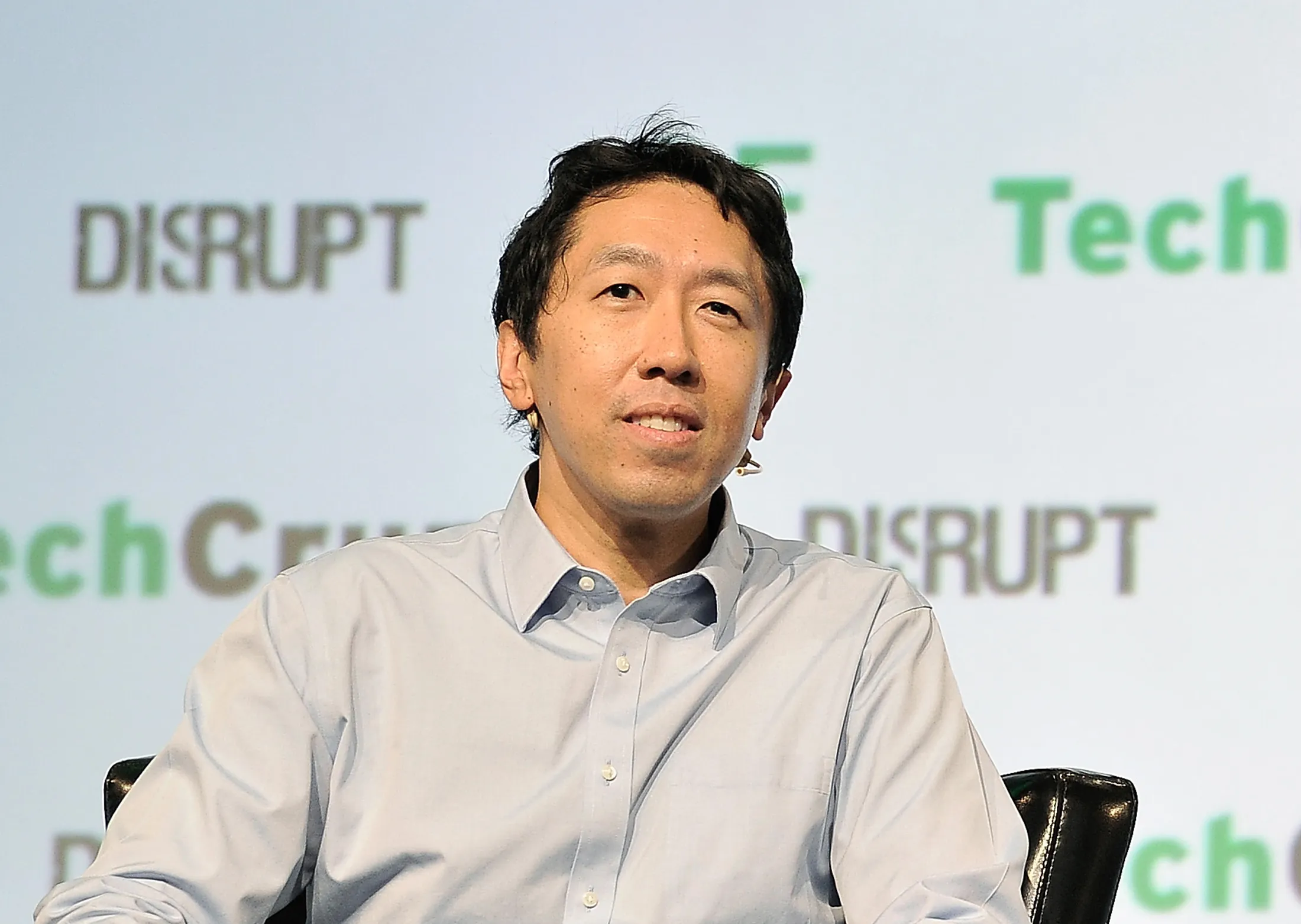 Andrew Ng&nbsp;at TechCrunch Disrupt SF 2017.