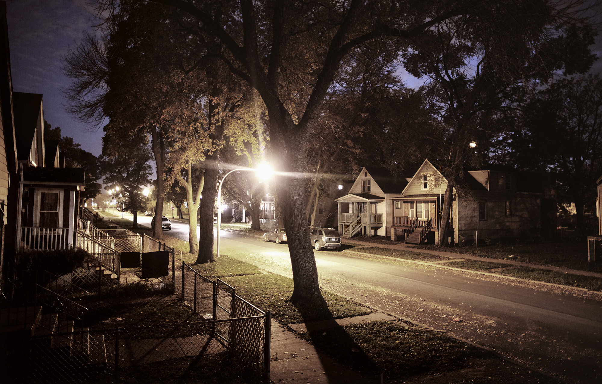 A street in Englewood, Chicago's South Side.