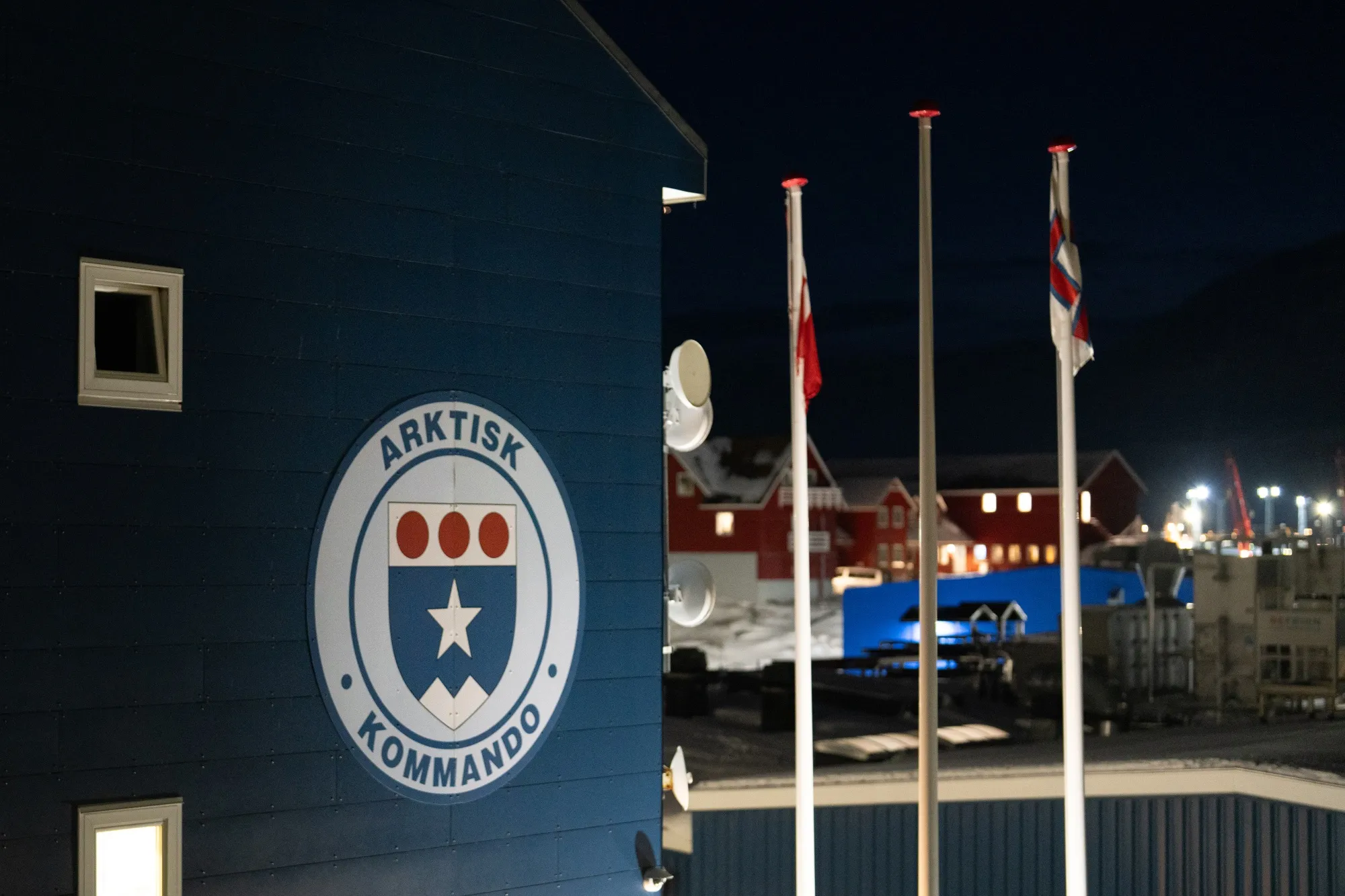 The headquarters of the Arctic Command in Nuuk, Greenland