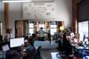 Inspirato CEO and co-founder Brent Handler, center right, at Inspirato offices in Denver, Colorado, in 2016.