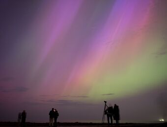 relates to 'Stunning' Northern Lights Spotted Across the UK