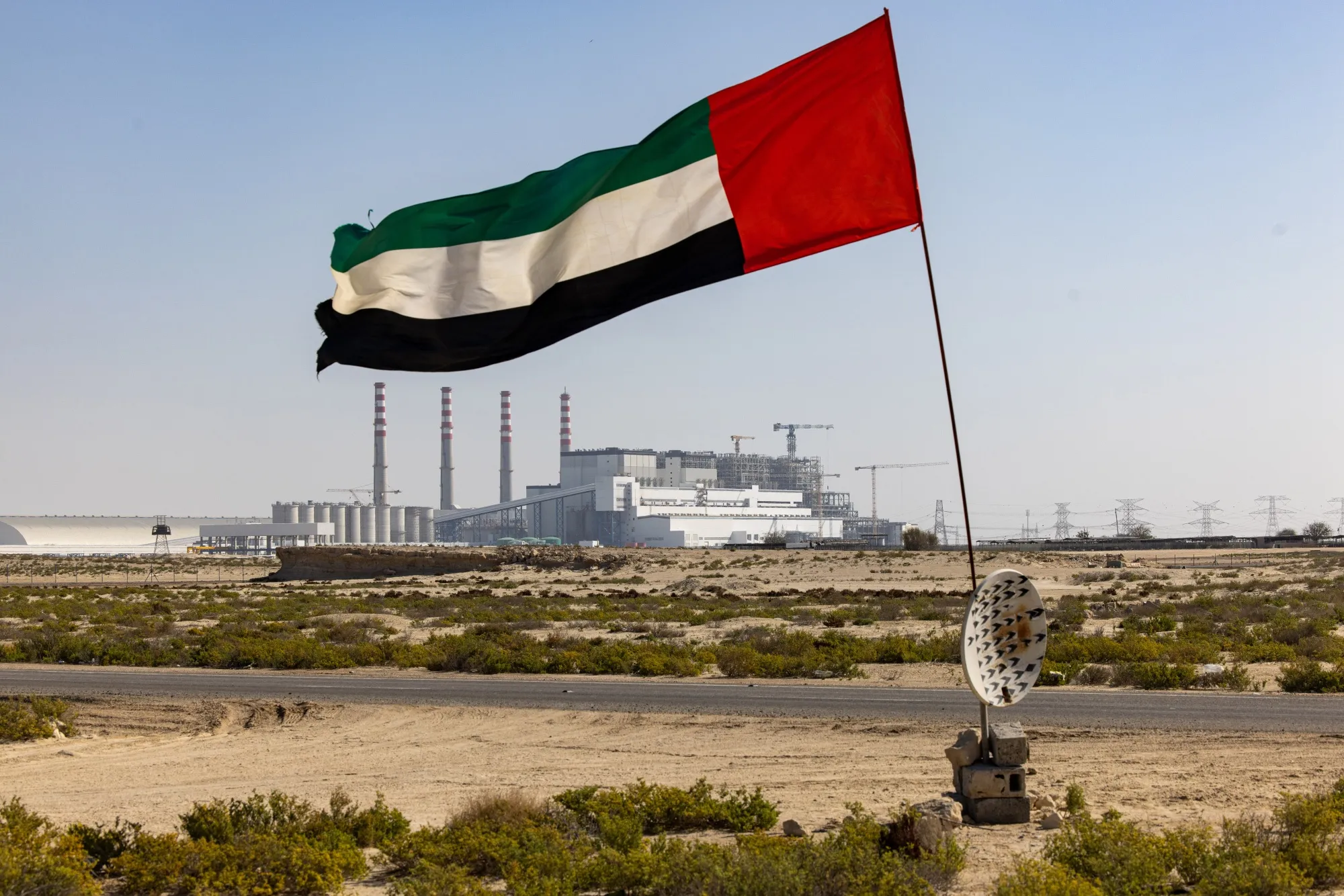 The&nbsp;Hassyan power and water production complex, operated by the Dubai Electricity and Water Authority (DEWA), in Dubai, United Arab Emirates.