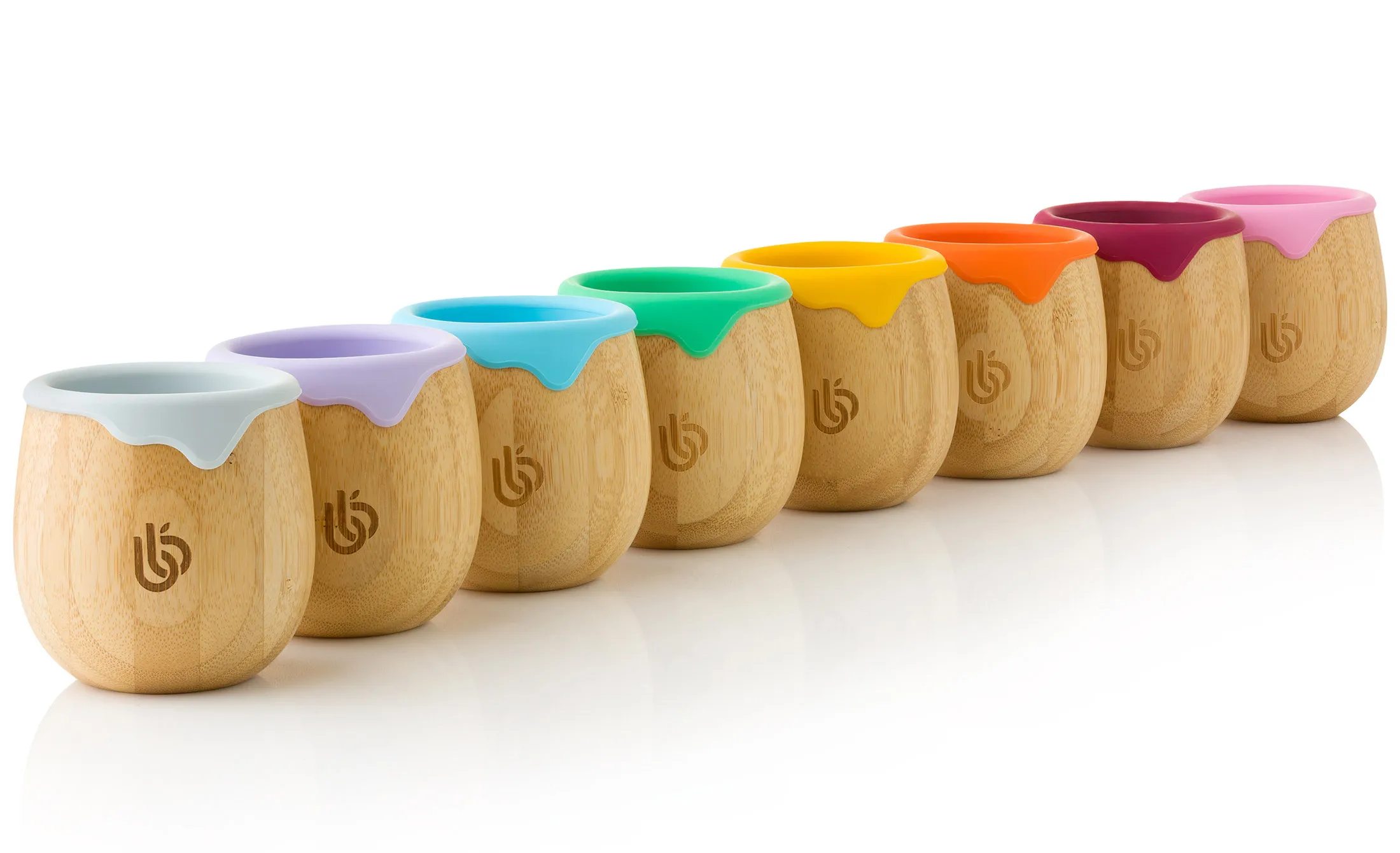Bamboo Bamboo’s line of cups made from silicone and bamboo.