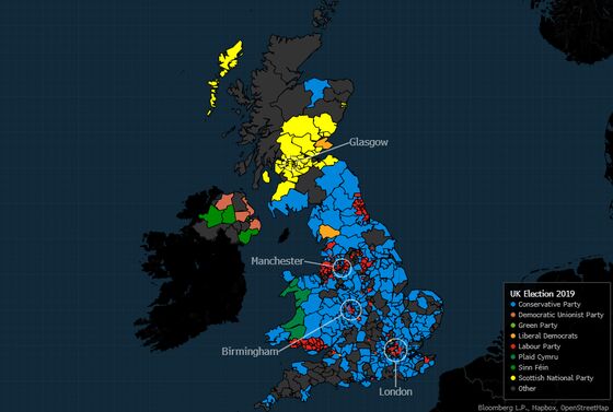 Here’s What the U.K. Election Results Look Like Right Now: Map