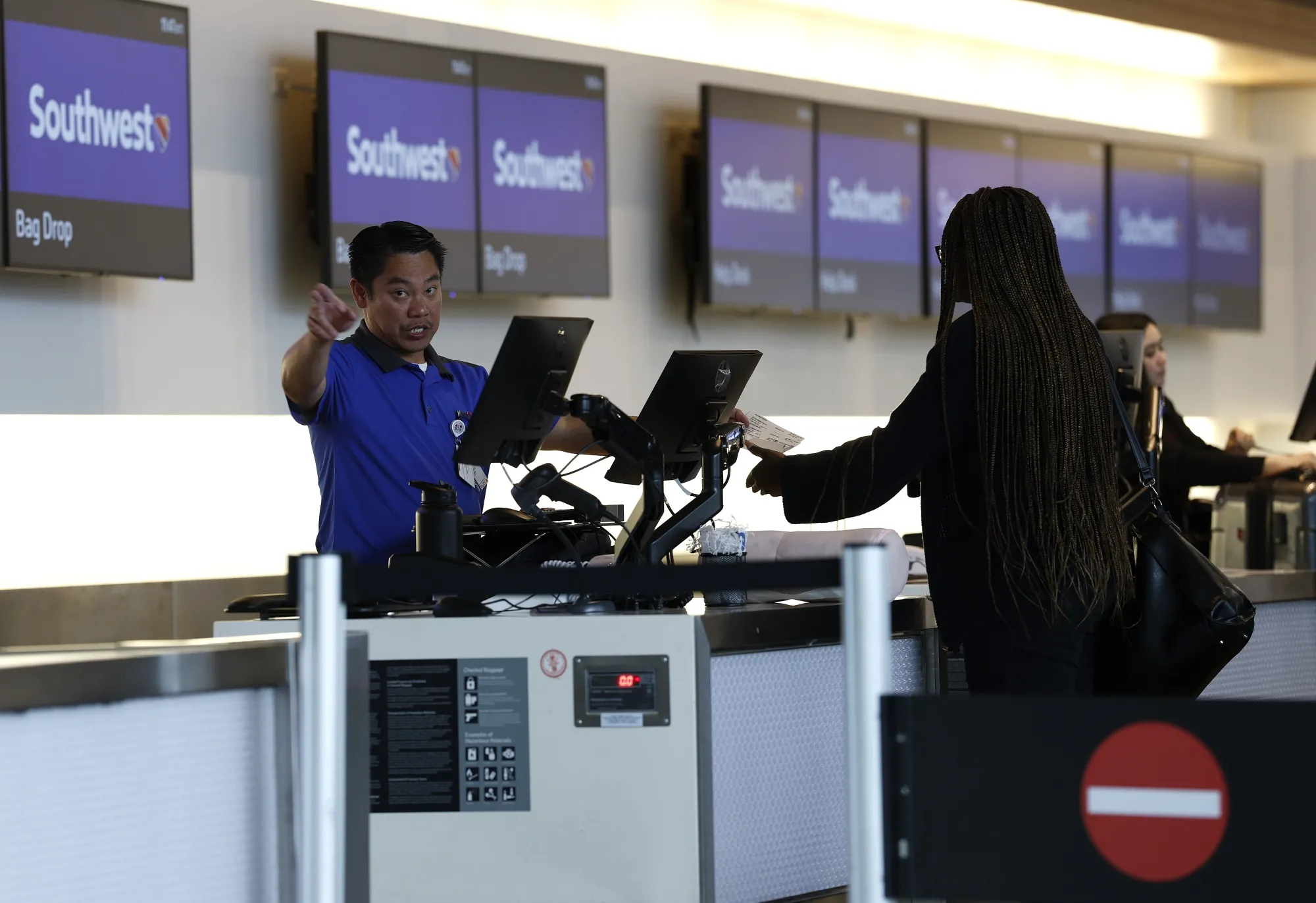 Tariff-induced anxiety is hitting the back of the plane.