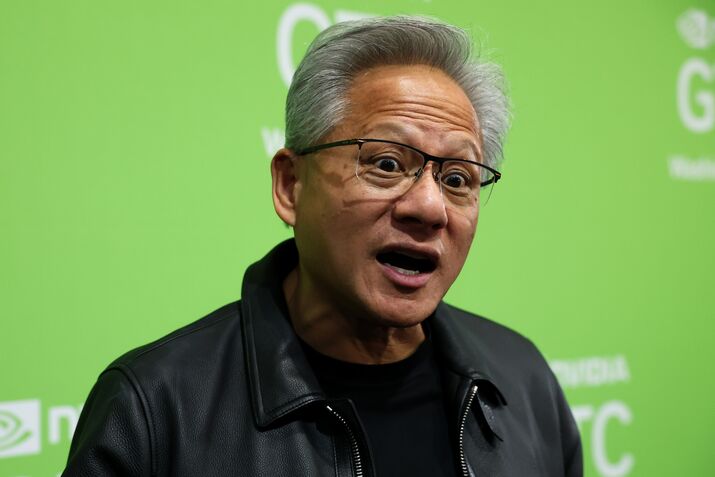 Nvidia CEO Jensen Huang Gives Keynote Address At Their GTC Event