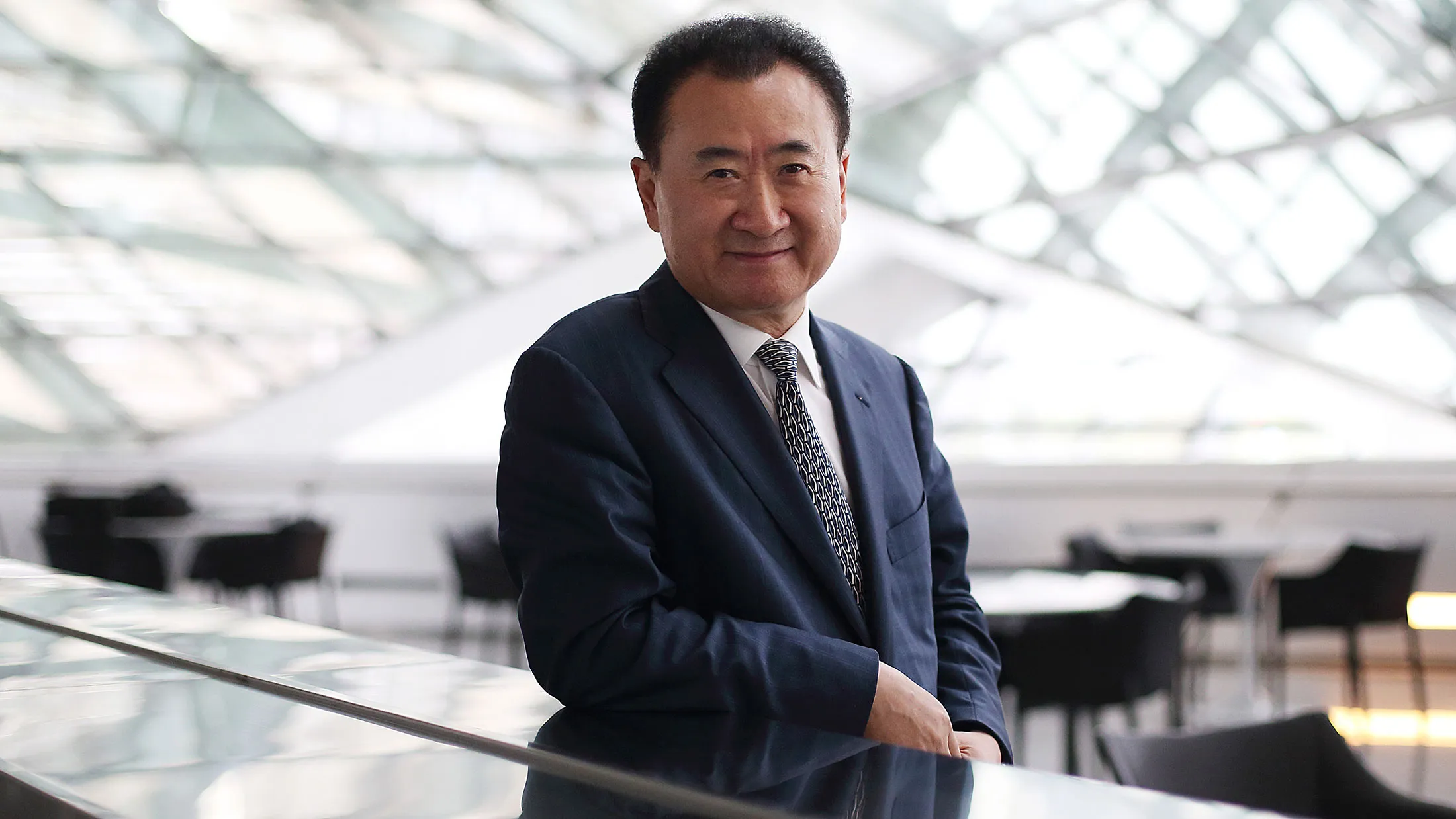 Wang Jianlin, chairman and president of Dalian Wanda Group.
