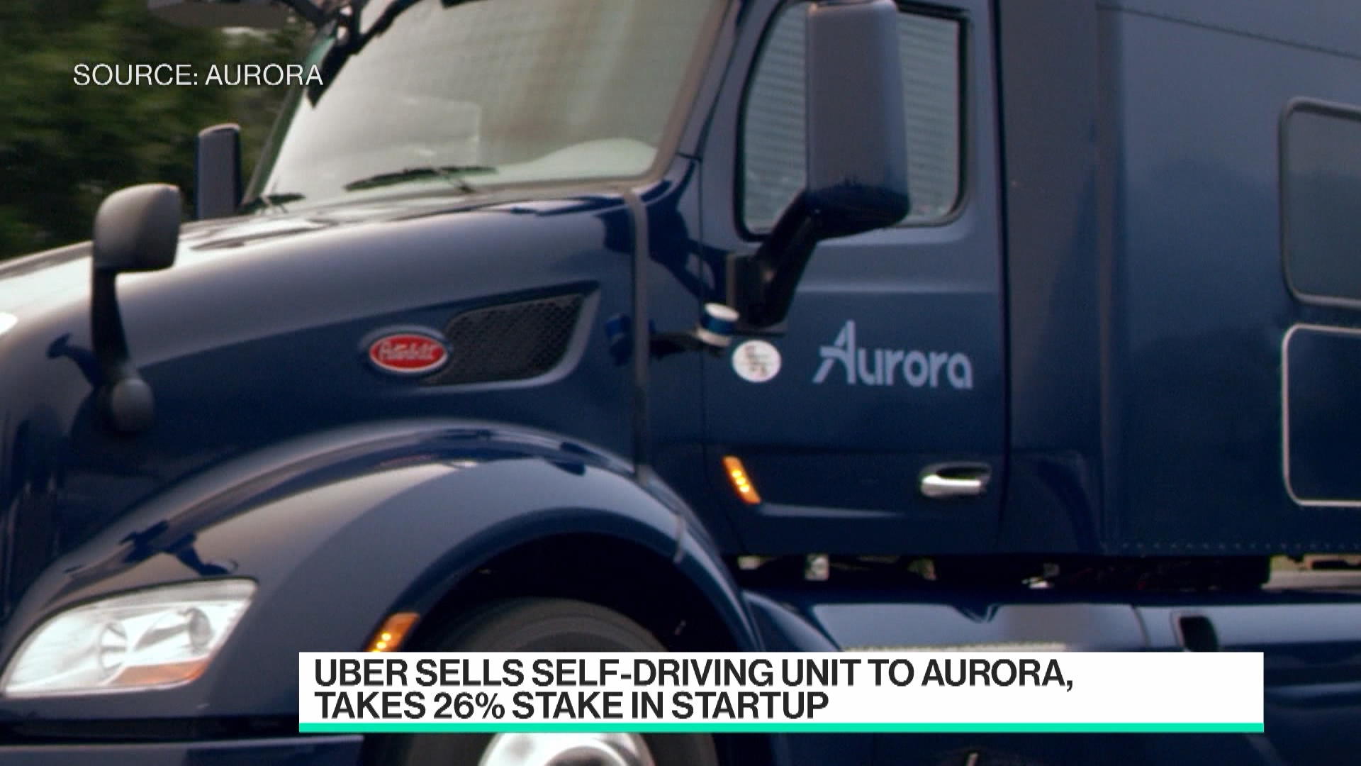 Uber Sells Self-Driving Unit to Aurora