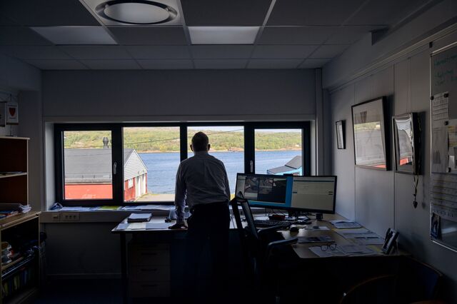 Port Director Terje Jorgensen looks over the port.