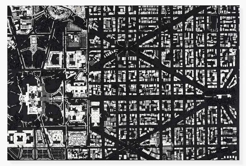 Damien Hirst Plays With Scalpels in His New Cityscape Works