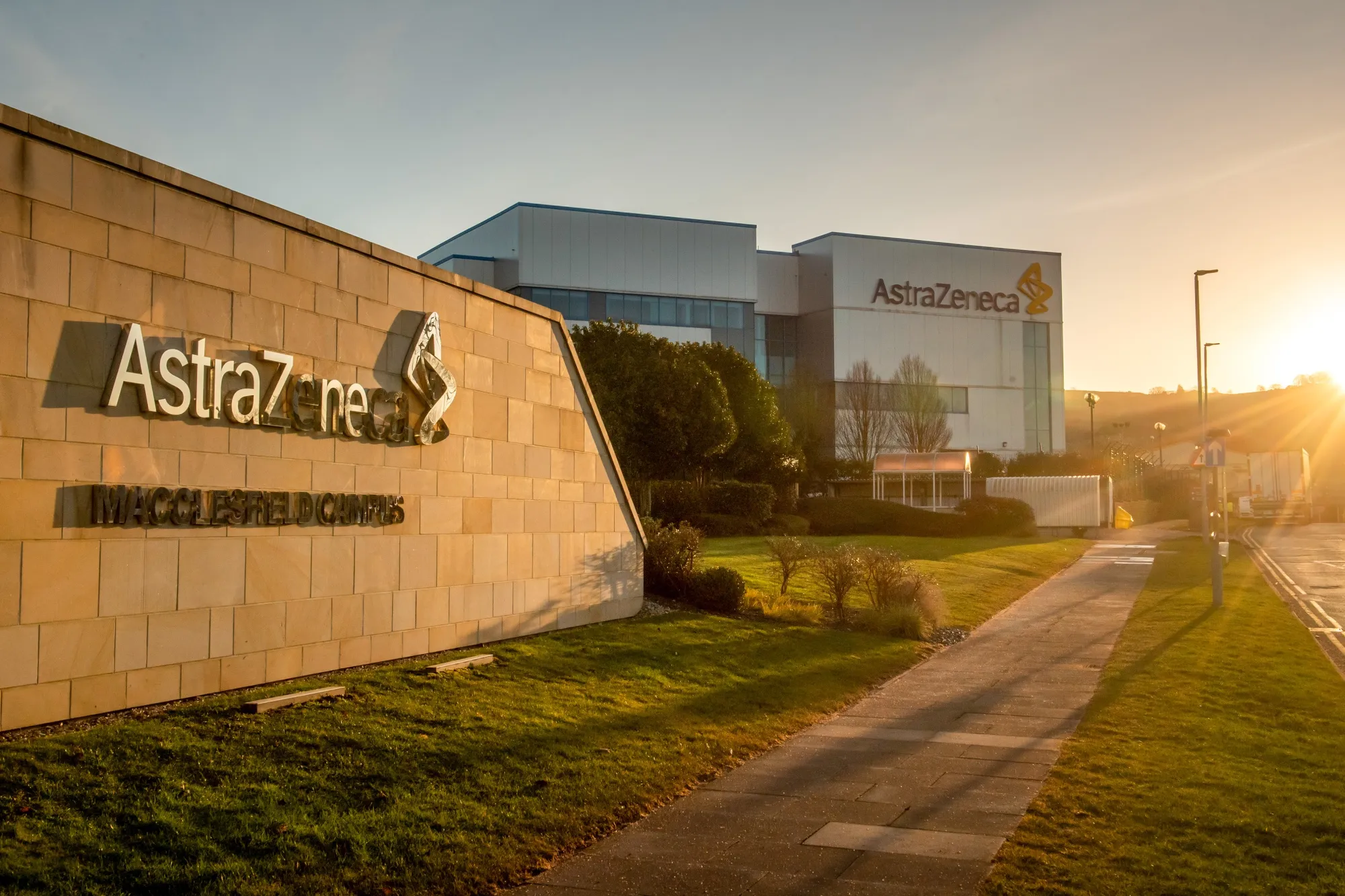 The AstraZeneca Plc plant in Macclesfield, UK.