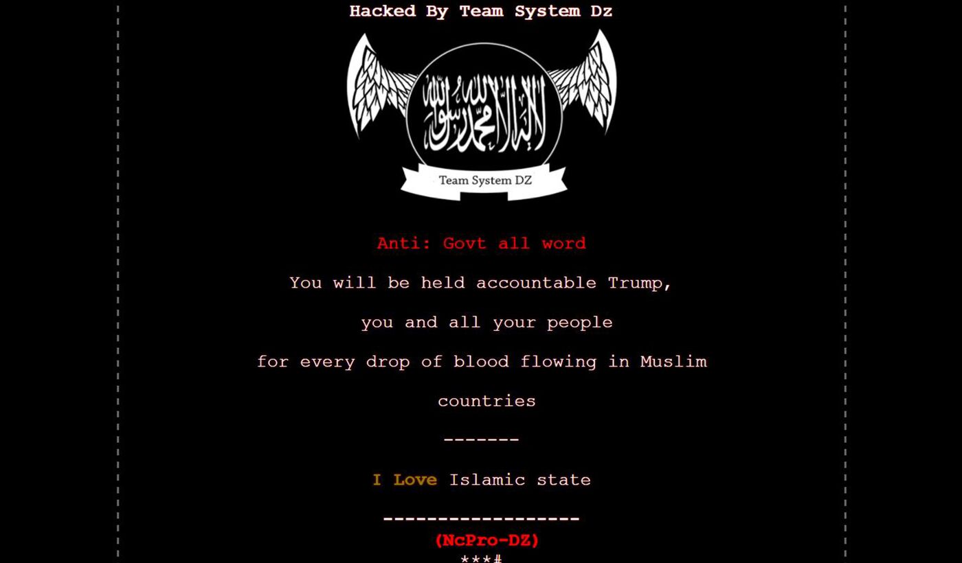 Ohio governors website hacked. Source: http://www.governor.ohio.gov/