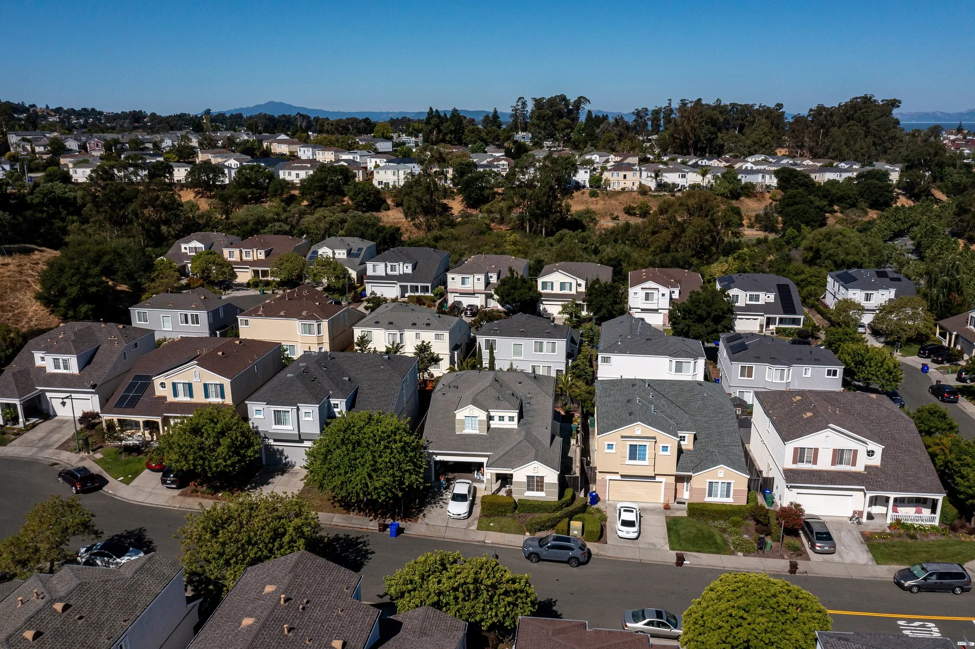 Homes in Hercules, California.