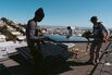 Views Of A Home Solar Panel Installation