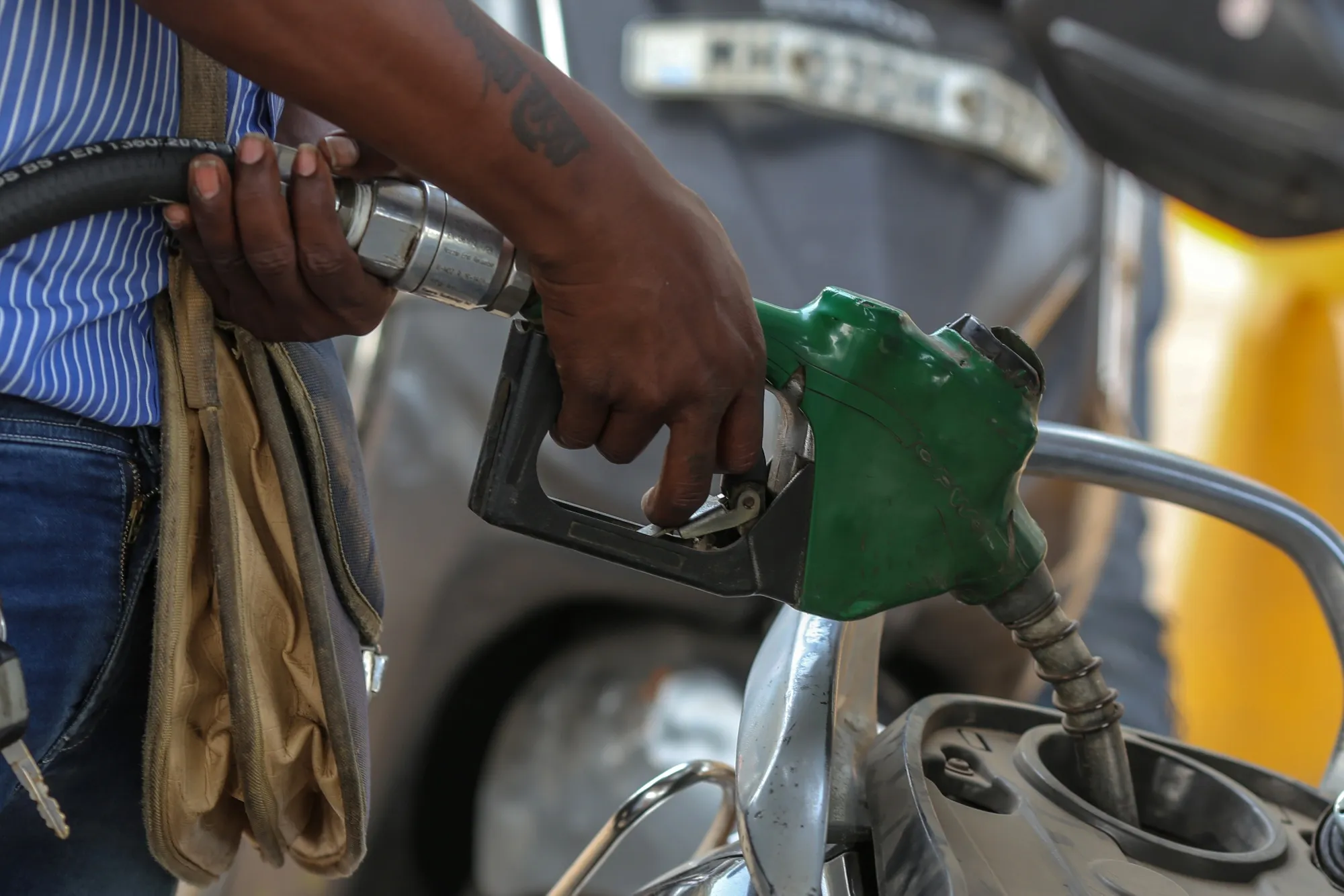 A Hindustan Petroleum gas station in Mumbai.