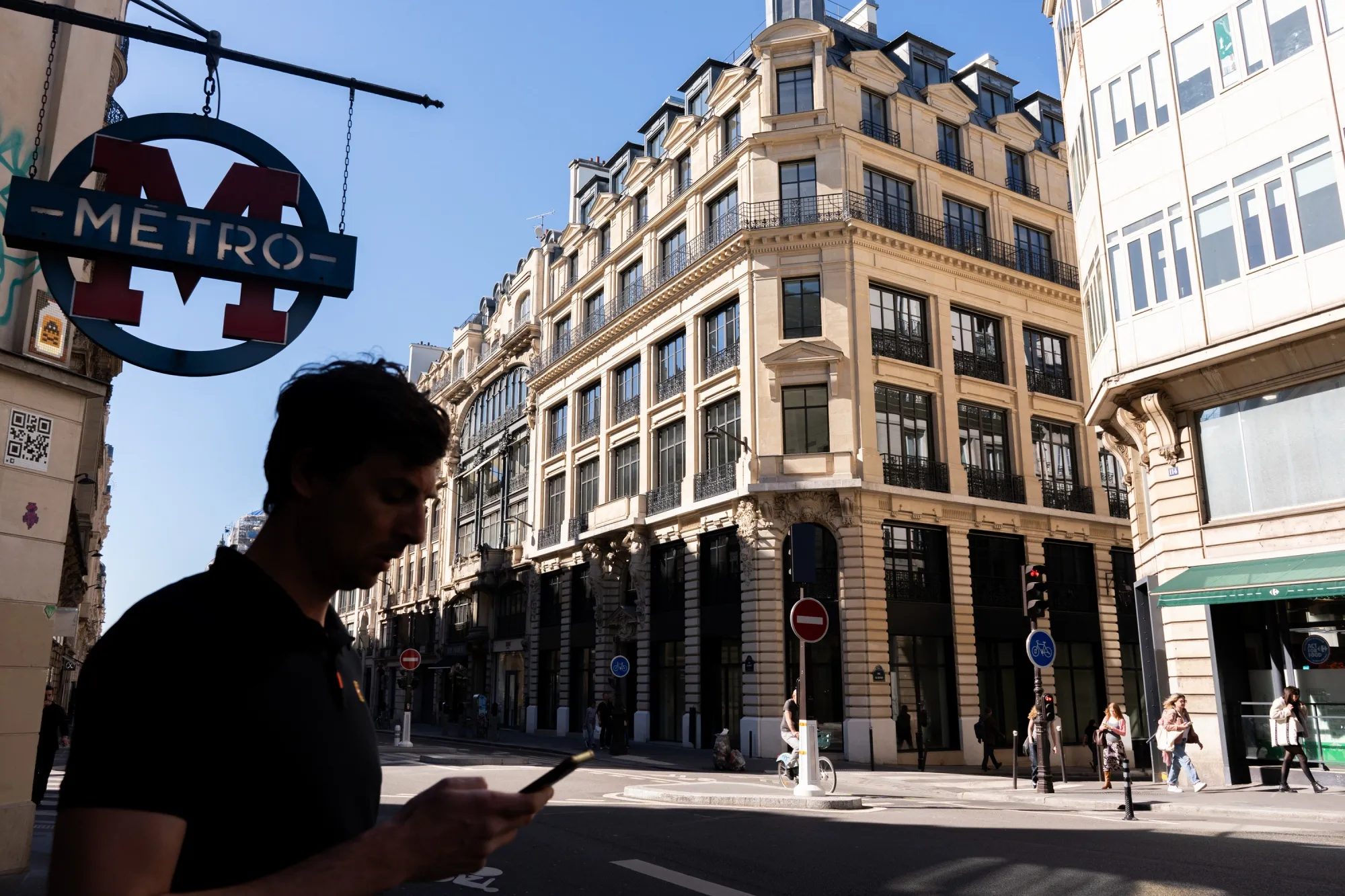 The Revolut offices near La Bourse in Paris.
