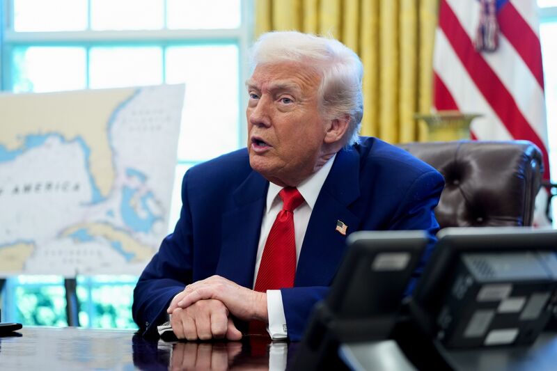 US President Donald Trump 