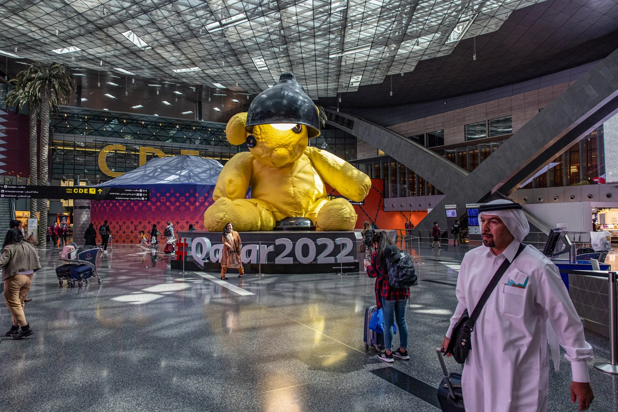 Hamad International Airport in Doha will see over 90 new flights landing each day.