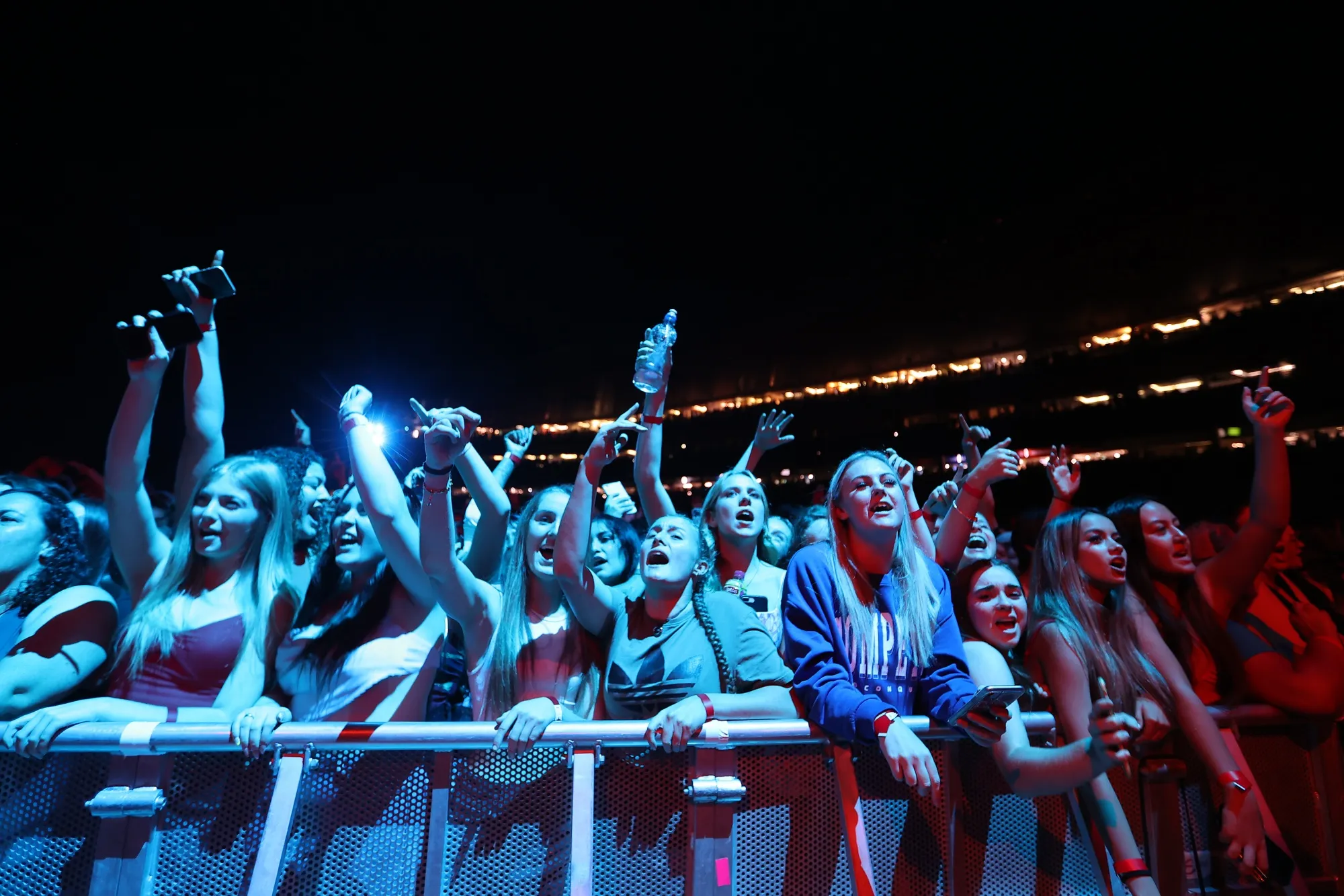 Fans at the Six60 concert in Auckland on April 24.