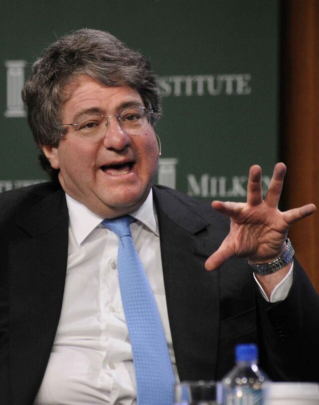 Leon Black speaks at the Milken Institute Global Conference in Los Angeles, April 29, 2008.