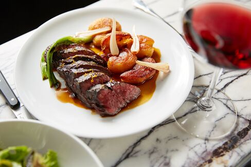 At the bar at Bowery's Rebelle, a steak bordelaise will do nicely.