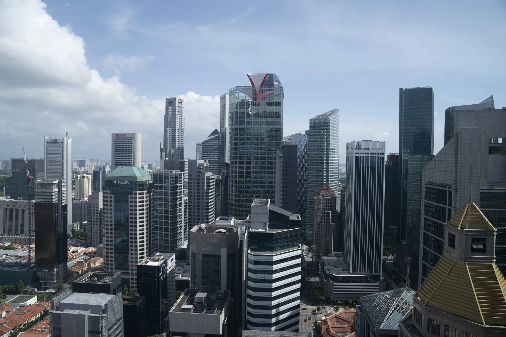 Capitaland Ltd.'s CapitaGreen building&nbsp;in Singapore.