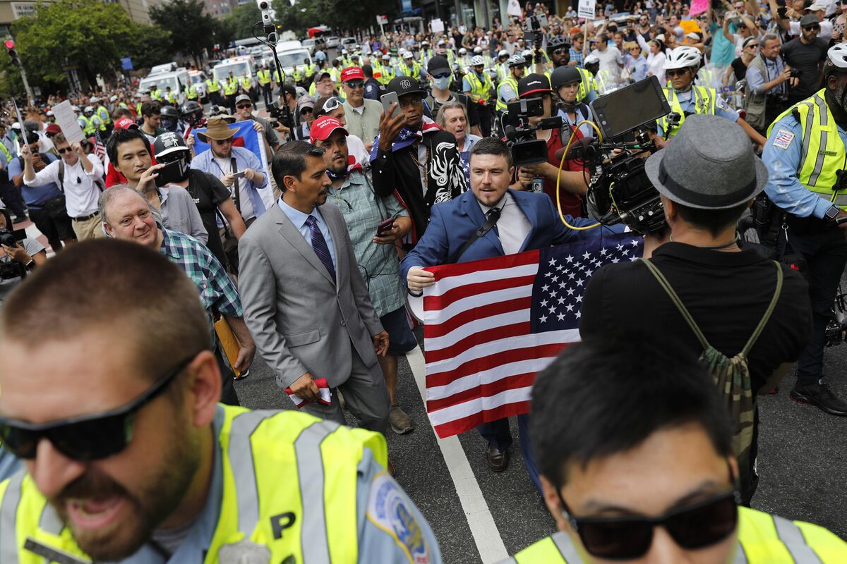 White Nationalist Rally Winds Down Before It Begins As Rain Falls ...