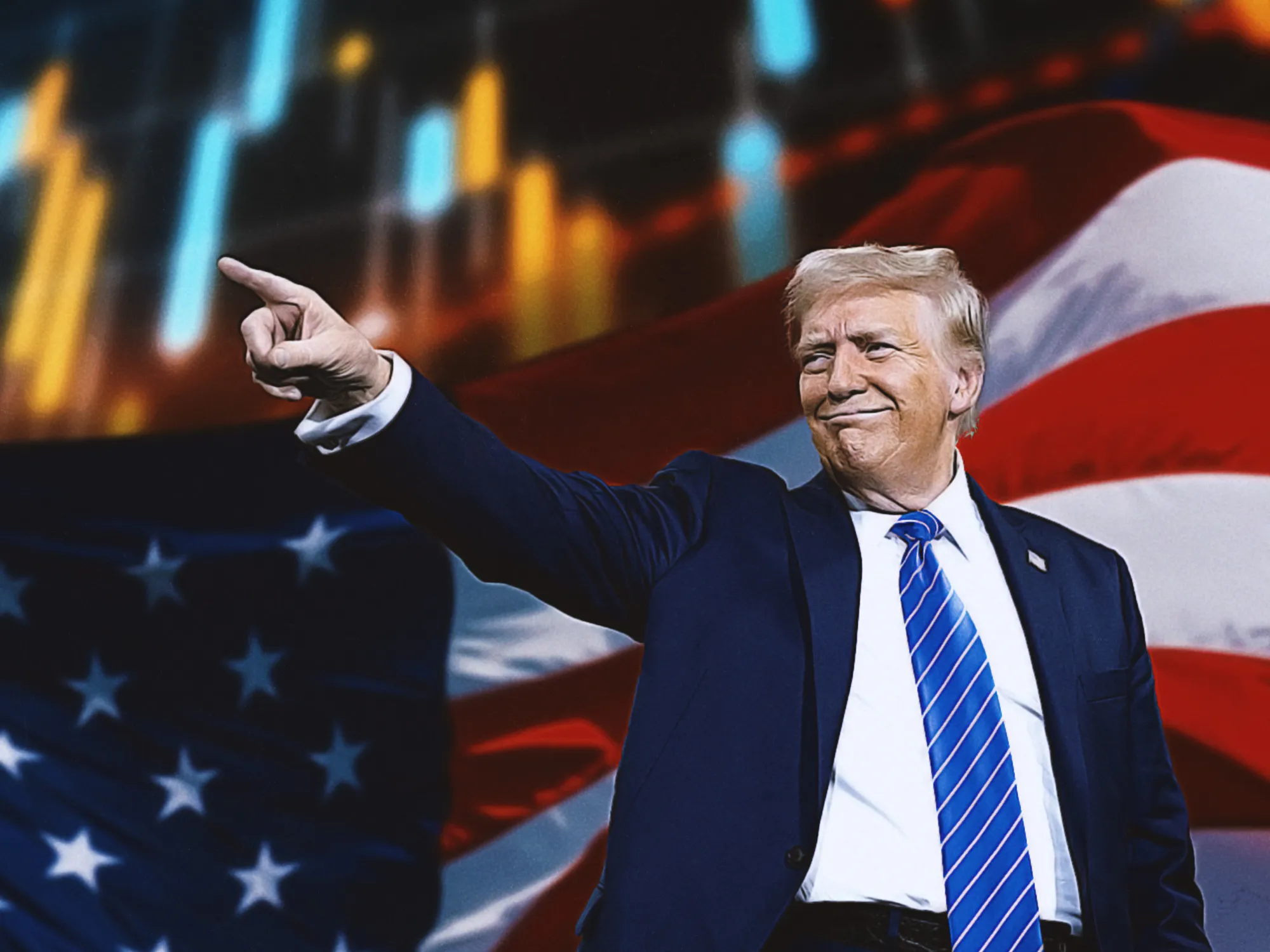 Stocks Soar as Trump's Victory Drives Cross-Asset Rally - Bloomberg