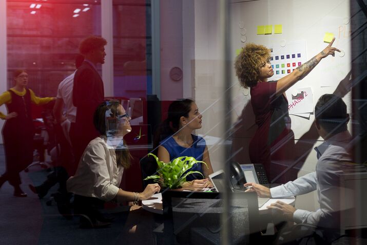 RF Office workers female black startup