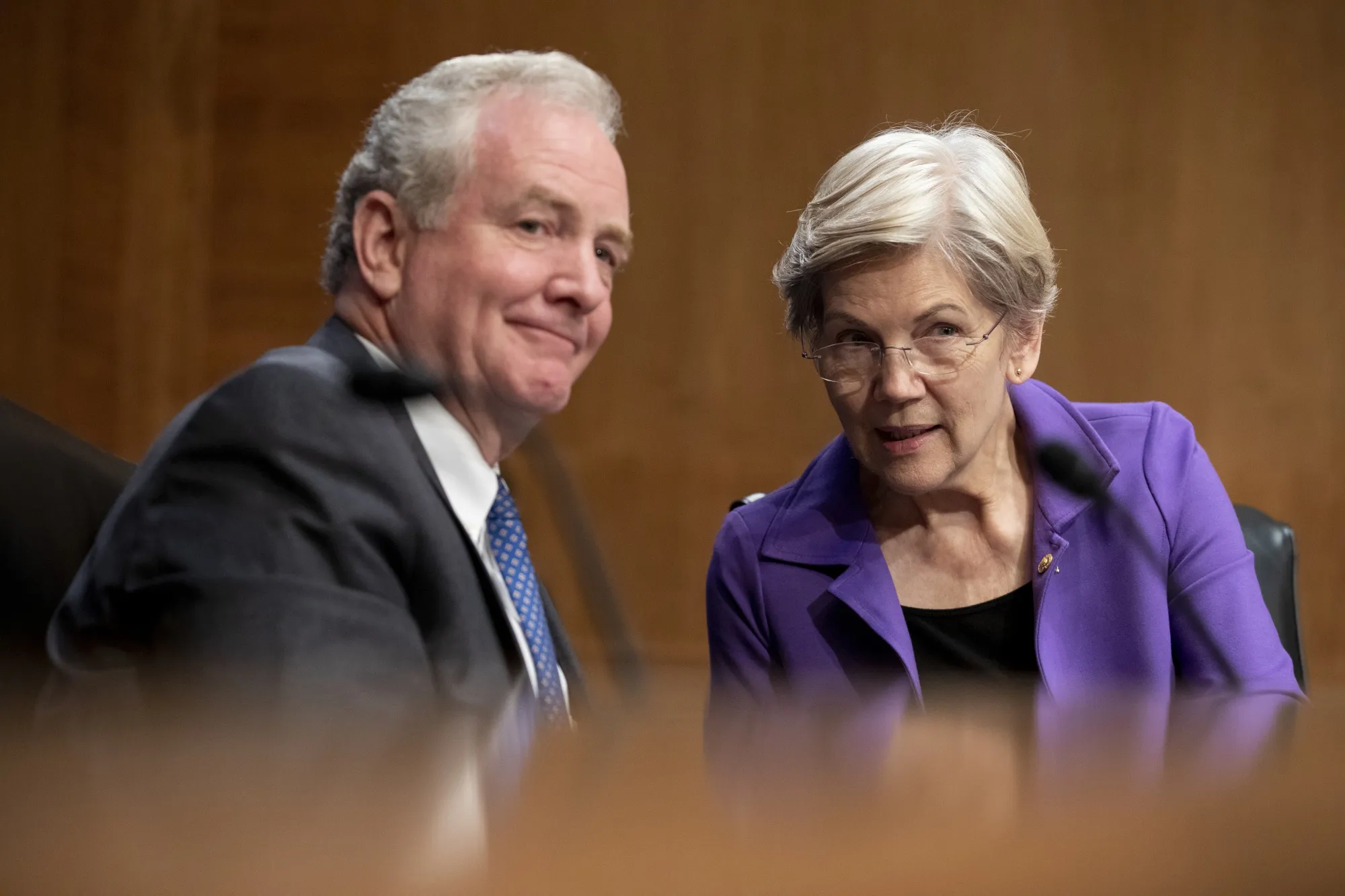 Chris Van Hollen and&nbsp;Elizabeth Warren