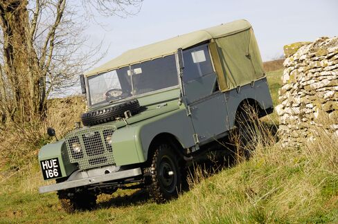 A Series I Land Rover from 1948.