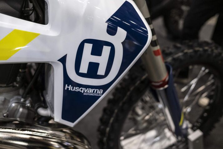 A Husqvarna motorcycle.