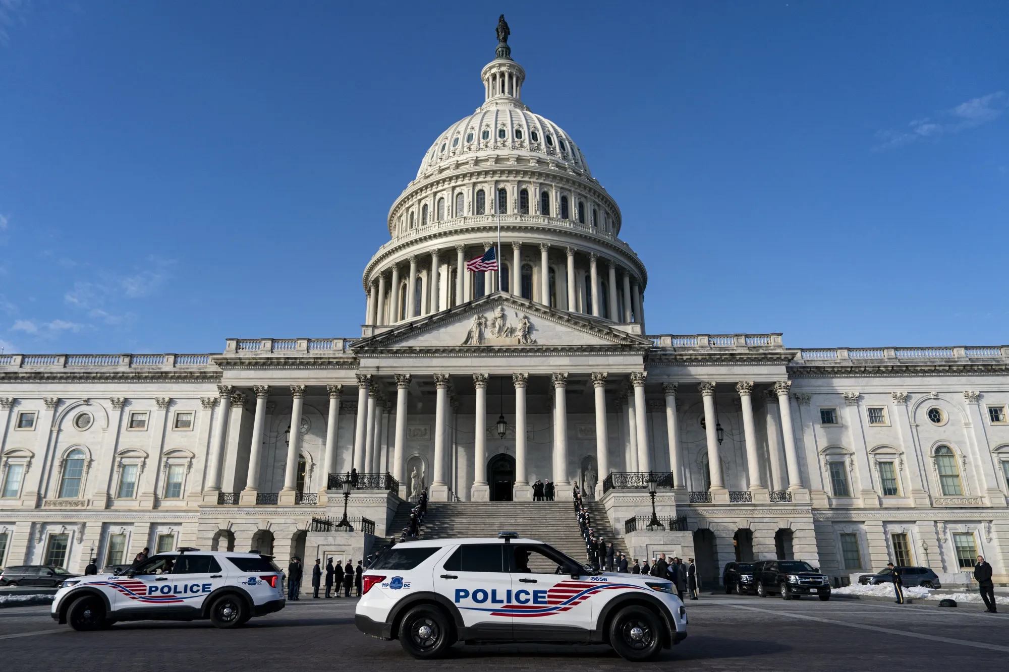 The US Capitol in Washington, DC on Jan. 12.