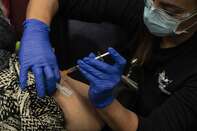 Residents Visit A Covid-19 Vaccination Site