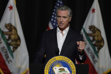 California Gov. Newsom Discusses State's Economic Advancement And Growth