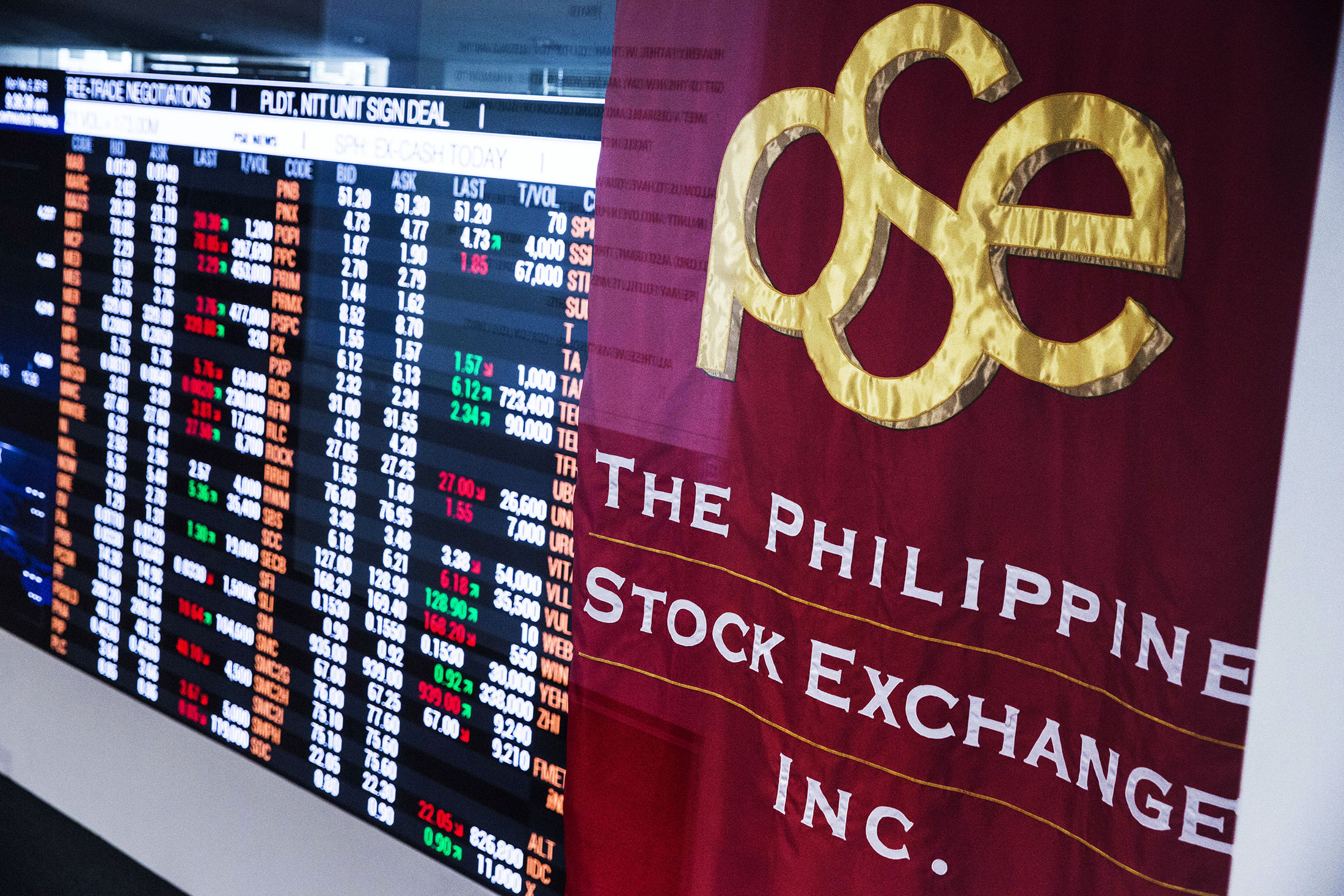 Philippine Stock Exchange Website