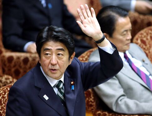 Japan's Prime Minister Shinzo Abe