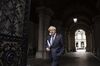 Boris Johnson departs following a weekly meeting of cabinet ministers in London on Tuesday.