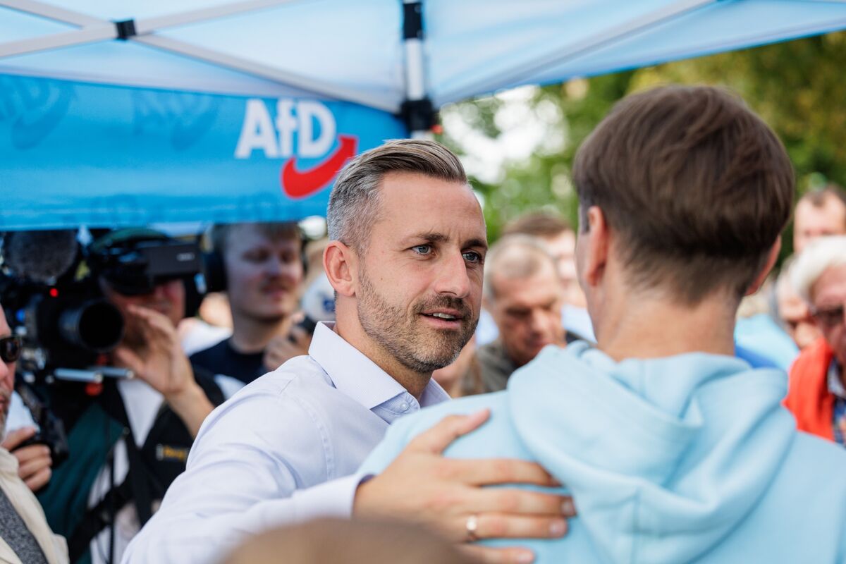 Germany’s Far Right Stirs Business Fears Ahead of State Election