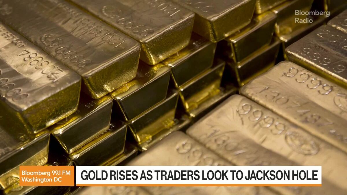 Gold Edges Up as Traders Look to Jackson Hole