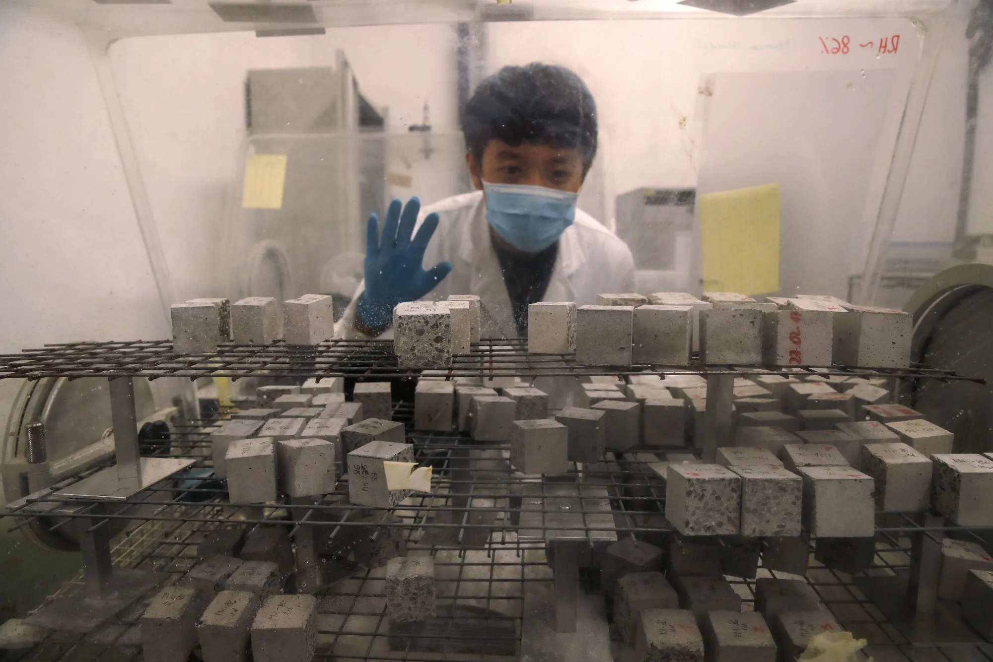 The laboratory at Ecole Polytechnique Fédérale in Lausanne, Switzerland, where researchers are working to perfect&nbsp;lower-carbon cement recipes.&nbsp;