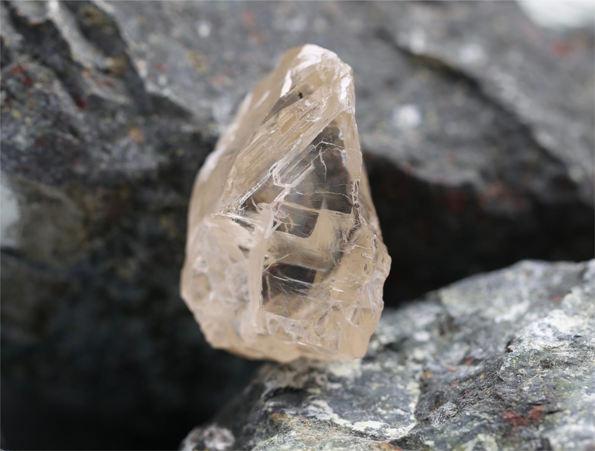 The diamond recovered from the Karowe Diamond Mine.